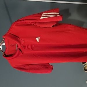 Adidas Red Golf Polo